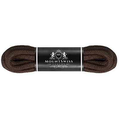Mount Swiss Luxe Veters, rond, Ø 3-4 mm, 1 paar, scheurvaste premium veters, 100% katoen, ideaal voor sneakers, sportschoenen, vrijetijdsschoenen, leren schoenen, chocoladekleur, lengte 80 cm 80 cm / ø 3 mm Mount Swiss Luxe Veters, rond, Ø 3-4 mm, 1 paar, scheurvaste premium veters, 100% katoen, ideaal voor sneakers, sportschoenen, vrijetijdsschoenen, leren schoenen, chocoladekleur, lengte 80 cm 80 cm / ø 3 mm