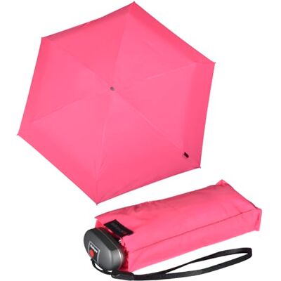 Knirps Reiszakparaplu, Fluorescerend roze, Zakparaplu Super Mini Knirps Reiszakparaplu, Fluorescerend roze, Zakparaplu Super Mini