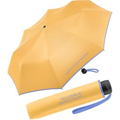United Cuatrogotas 2018 opvouwbare paraplu, 60 centimeter, Crème, geel-paars United Cuatrogotas 2018 opvouwbare paraplu, 60 centimeter, Crème, geel-paars
