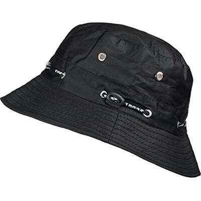 TOUTACOO , bucket-hat, alle seizoenen, verstelbaar, effen, sport, uniseks, 01-zwart M TOUTACOO , bucket-hat, alle seizoenen, verstelbaar, effen, sport, uniseks, 01-zwart M