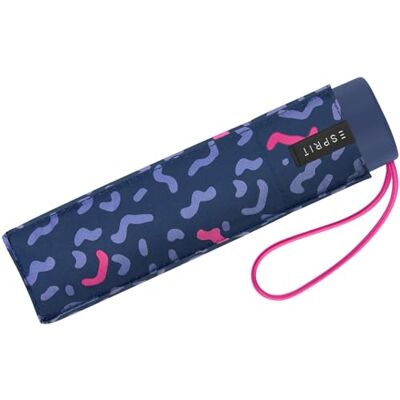 ESPRIT Zakparaplu, Memphis blauw/roze stippen ESPRIT Zakparaplu, Memphis blauw/roze stippen