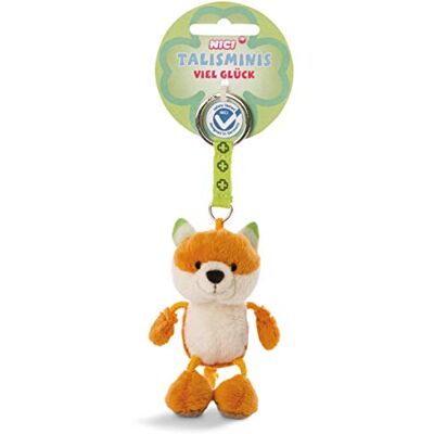 NICI Fuchs 7 cm Talisminis pluche vos, hanger met sleutelhanger voor sleutelkoord, sleutelhanger, sleutelhanger en sleutelhanger, zakhanger met boodschap NICI Fuchs 7 cm Talisminis pluche vos, hanger met sleutelhanger voor sleutelkoord, sleutelhanger, sleutelhanger en sleutelhanger, zakhanger met boodschap