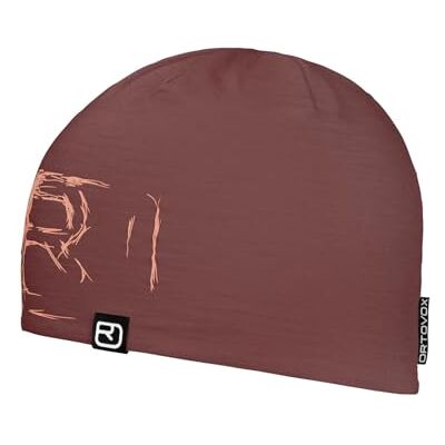 ORTOVOX 120 TEC Logo Beanie C: mountain roze_ T: uniseks ORTOVOX 120 TEC Logo Beanie C: mountain roze_ T: uniseks