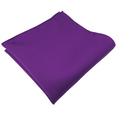 TigerTie Effen satijnen zakdoek in effen kleur, zakformaat 30 x 30 cm, Paars. taille: ca. longueur 30 cm, largeur 30 cm TigerTie Effen satijnen zakdoek in effen kleur, zakformaat 30 x 30 cm, Paars. taille: ca. longueur 30 cm, largeur 30 cm