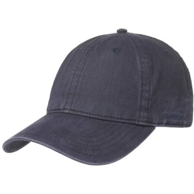 Stetson Ducor Sun Guard Pet voor dames/heren – van katoen, fitted zonwering met vizier, gesloten aan de achterkant, lente-zomer, blauw, 56 57 56-57 Stetson Ducor Sun Guard Pet voor dames/heren – van katoen, fitted zonwering met vizier, gesloten aan de achterkant, lente-zomer, blauw, 56 57 56-57