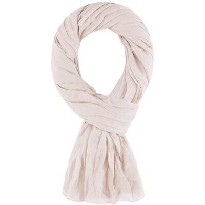 ALLEE DU FOULARD Sjaal, 100% katoen, afmetingen 200 x 110 cm, uniseks, meer dan 50 effen kleuren, Beige 110 x 200 cm ALLEE DU FOULARD Sjaal, 100% katoen, afmetingen 200 x 110 cm, uniseks, meer dan 50 effen kleuren, Beige 110 x 200 cm