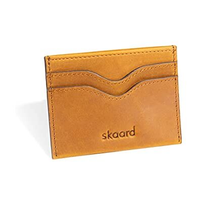 skaard Kaarthouder voor heren, echt leer, bruin, vintage look, Bruin, s skaard Kaarthouder voor heren, echt leer, bruin, vintage look, Bruin, s