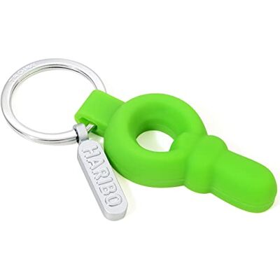 TROIKA HARIBO fopspeen HB-K04/GR Sleutelhanger HARIBO fopspeen met kleine Haribo hanger gegoten metaal, pvc mat groen originele , Groen TROIKA HARIBO fopspeen HB-K04/GR Sleutelhanger HARIBO fopspeen met kleine Haribo hanger gegoten metaal, pvc mat groen originele , Groen