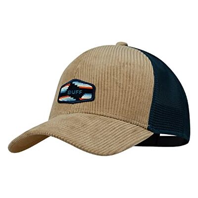 Buff® Verstelbare truckerpet, comfortabel, ademend, kwaliteit, modern, outdoor, heren en dames, L/XL, bruin Buff® Verstelbare truckerpet, comfortabel, ademend, kwaliteit, modern, outdoor, heren en dames, L/XL, bruin