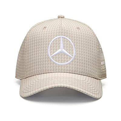Mercedes AMG Petronas Lewis Hamilton seizoen 2023 Formule 1 pet, natuur, één maat Eén maat Mercedes AMG Petronas Lewis Hamilton seizoen 2023 Formule 1 pet, natuur, één maat Eén maat