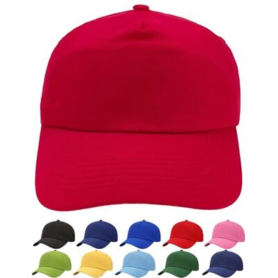 4sold Honkbalpet, uniseks, met borduurwerk, van katoen, baseballcap voor jongens en meisjes, hip-hop, platte pet, Rood Eén maat 4sold Honkbalpet, uniseks, met borduurwerk, van katoen, baseballcap voor jongens en meisjes, hip-hop, platte pet, Rood Eén maat