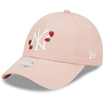 New Era Pet van het merk Wmns Strawberry 9FORTY NEYYAN PKRWHI New Era Pet van het merk Wmns Strawberry 9FORTY NEYYAN PKRWHI