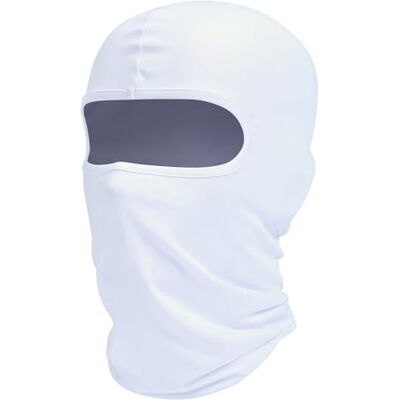 Fuinloth bivakmuts skimasker UV-bescherming motorfiets sjaal zomer nek doek mannen vrouwen, Wit. Eén maat Fuinloth bivakmuts skimasker UV-bescherming motorfiets sjaal zomer nek doek mannen vrouwen, Wit. Eén maat