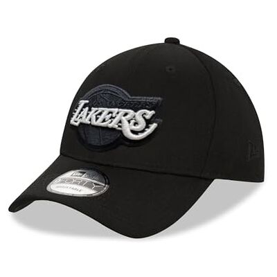 New Era Los Angeles Lakers Black Base 9forty Snapback Cap One-Size New Era Los Angeles Lakers Black Base 9forty Snapback Cap One-Size