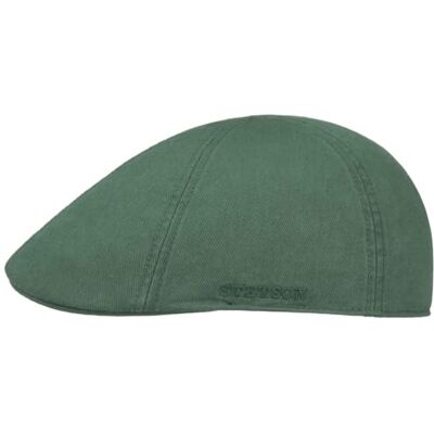 Stetson Level Gatsby pet voor heren platte zomerpet met klep, lente/zomer, Groen 60-61 Stetson Level Gatsby pet voor heren platte zomerpet met klep, lente/zomer, Groen 60-61