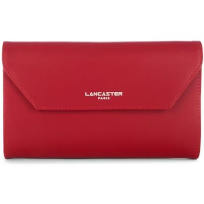 Lancaster Smooth Reisaccessoire Uniseks portemonnee voor volwassenen, rood, één maat Lancaster Smooth Reisaccessoire Uniseks portemonnee voor volwassenen, rood, één maat