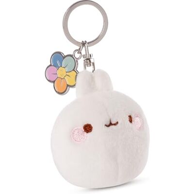 NICI Sleutelhanger MOLANG 6 cm wit – dierenhanger met metalen ring om op te hangen aan sleutels, touw, tas en meer NICI Sleutelhanger MOLANG 6 cm wit – dierenhanger met metalen ring om op te hangen aan sleutels, touw, tas en meer