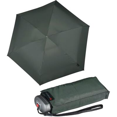 Knirps Mini Reisparaplu Lichtgewicht Zak Paraplu Strepen, Bos, 93 cm, Super Mini Zakparaplu Knirps Mini Reisparaplu Lichtgewicht Zak Paraplu Strepen, Bos, 93 cm, Super Mini Zakparaplu