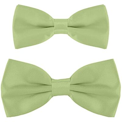 DonDon vader-zoon vlinderdassen set in partnerlook, voorgestrikt en verstelbaar, Limegroen, One Size One Size DonDon vader-zoon vlinderdassen set in partnerlook, voorgestrikt en verstelbaar, Limegroen, One Size One Size