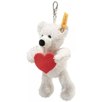 Steiff Lotte teddybeer hanger 12 cm wit Love pluche sleutelhanger met rood vilten hart geluksbrenger ideaal cadeau-idee machinewasbaar Steiff Lotte teddybeer hanger 12 cm wit Love pluche sleutelhanger met rood vilten hart geluksbrenger ideaal cadeau-idee machinewasbaar