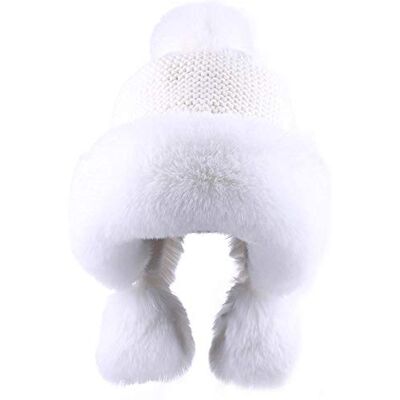 BZNOO Chapka Heren Winter Bomber Hoed voor Vrouwen met Pompon Flap Hoeden Warm Zacht Russisch Ushanka Dikker Trapper Sneeuw Ski Muts BZNOO Chapka Heren Winter Bomber Hoed voor Vrouwen met Pompon Flap Hoeden Warm Zacht Russisch Ushanka Dikker Trapper Sneeuw Ski Muts