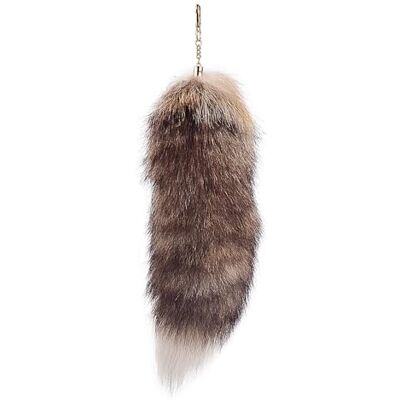 ChongKuan Therian Tail vossenstaart hanger van imitatiebont, 4 ChongKuan Therian Tail vossenstaart hanger van imitatiebont, 4