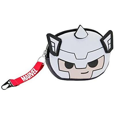 Marvel KARACTERMANIA Thor Chibi portemonnee pil, zilver, 02868, zilver., 02868 Marvel KARACTERMANIA Thor Chibi portemonnee pil, zilver, 02868, zilver., 02868
