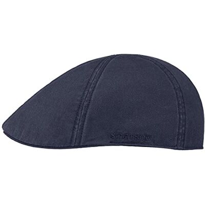 Stetson Level Gatsby pet voor heren platte zomerpet met klep, lente/zomer, Donkerblauw 56-57 Stetson Level Gatsby pet voor heren platte zomerpet met klep, lente/zomer, Donkerblauw 56-57
