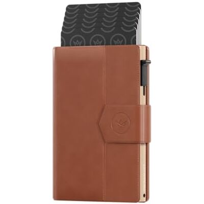ProWallet Pasjeshouder Plus 8 Pasjes, Briefgeld en Muntgeld Pashouder met Rits RFID Kleine Creditcardhouder Stijlvolle Portemonnee (Cognac) ProWallet Pasjeshouder Plus 8 Pasjes, Briefgeld en Muntgeld Pashouder met Rits RFID Kleine Creditcardhouder Stijlvolle Portemonnee (Cognac)