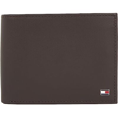 Tommy Hilfiger Eton portefeuille 14 x 10 x 2 cm, AM0AM00651, Bruin (041) Taille unique Tommy Hilfiger Eton portefeuille 14 x 10 x 2 cm, AM0AM00651, Bruin (041) Taille unique