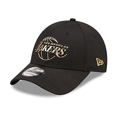 New Era Los Angeles Lakers NBA Foil Logo Black 9Forty Snapback Cap New Era Los Angeles Lakers NBA Foil Logo Black 9Forty Snapback Cap