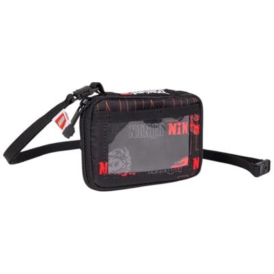 SKANDO BAGS Lego® Ninjago Dragon Energy: intelligente portemonnee voor kaarten en munten met ritssluiting, afneembare riem en transparant voorvak voor reiskaarten. SKANDO BAGS Lego® Ninjago Dragon Energy: intelligente portemonnee voor kaarten en munten met ritssluiting, afneembare riem en transparant voorvak voor reiskaarten.