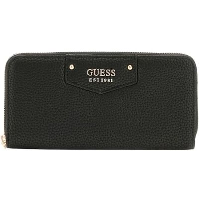 GUESS VG8390146 Portemonnee van kunstleer, zwart, 20,5 x 10 x 2,7 cm, ritssluiting, 12 kaartvakken, portemonnee, polsgreep, zwart, 20,5 x 10 x 2,7 cm, portemonnee GUESS VG8390146 Portemonnee van kunstleer, zwart, 20,5 x 10 x 2,7 cm, ritssluiting, 12 kaartvakken, portemonnee, polsgreep, zwart, 20,5 x 10 x 2,7 cm, portemonnee
