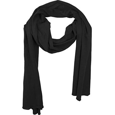Build Your Brand Jersey Scarf Sjaal, uniseks, volwassenen, zwart, één maat Eén maat Build Your Brand Jersey Scarf Sjaal, uniseks, volwassenen, zwart, één maat Eén maat