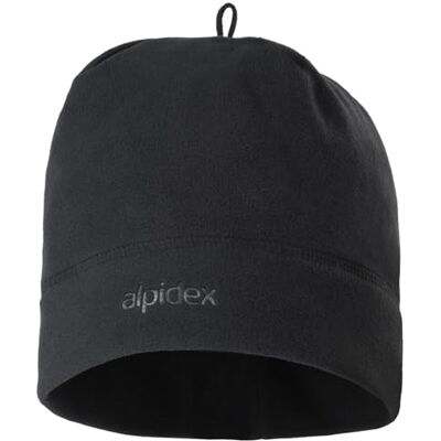 ALPIDEX Fleecemuts, winter, sport, helmmuts, functioneel, fleece, thermisch, licht, voor dames en heren, skiën, hardlopen, joggen, fiets, motorfiets, zwart, uniseks, beanie, één maat, kleur: zwart ALPIDEX Fleecemuts, winter, sport, helmmuts, functioneel, fleece, thermisch, licht, voor dames en heren, skiën, hardlopen, joggen, fiets, motorfiets, zwart, uniseks, beanie, één maat, kleur: zwart