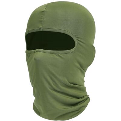 Fuinloth bivakmuts skimasker UV-bescherming motorfiets sjaal zomer nek doek mannen vrouwen, Militair Groen Eén maat Fuinloth bivakmuts skimasker UV-bescherming motorfiets sjaal zomer nek doek mannen vrouwen, Militair Groen Eén maat