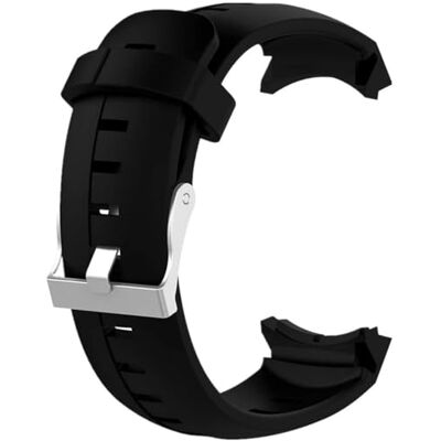 INF Siliconen horlogeband compatibel met Suunto Spartan Ultra, reservearmband voor dames en heren, verstelbaar en ademend (zwart) INF Siliconen horlogeband compatibel met Suunto Spartan Ultra, reservearmband voor dames en heren, verstelbaar en ademend (zwart)
