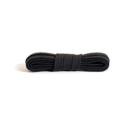 Kaps , platte veters, duurzaam, 100% katoen, hoge kwaliteit, gemaakt in Europa, 1 paar, verschillende kleuren en lengtes, 91 Zwart 100 cm - 39 inch - 5 to 7 eyelet pairs Kaps , platte veters, duurzaam, 100% katoen, hoge kwaliteit, gemaakt in Europa, 1 paar, verschillende kleuren en lengtes, 91 Zwart 100 cm - 39 inch - 5 to 7 eyelet pairs