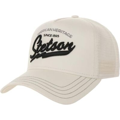 Stetson Texas Home of BBQ Trucker Pet Dames/Heren baseballpet base cap mesh Snapback met klep voor Zomer/Winter Eén maat Stetson Texas Home of BBQ Trucker Pet Dames/Heren baseballpet base cap mesh Snapback met klep voor Zomer/Winter Eén maat