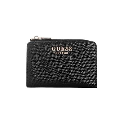 Guess Laurel II Kaarthouder met ritssluiting voor dames, zwart, één maat Guess Laurel II Kaarthouder met ritssluiting voor dames, zwart, één maat