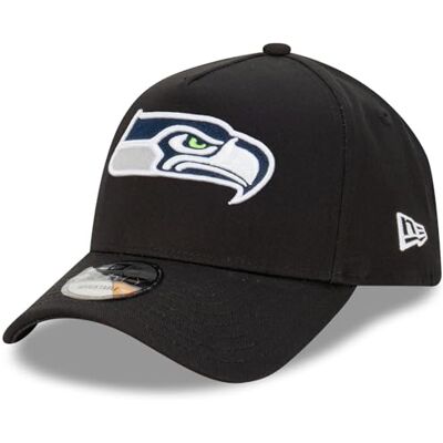 New Era NFL Caps American Football Hoed Baseball Cap Verstelbare Gebogen Vizier 9Forty A-Frame Zwart, Seattle Seahawks #34617, Eén maat Eén maat New Era NFL Caps American Football Hoed Baseball Cap Verstelbare Gebogen Vizier 9Forty A-Frame Zwart, Seattle Seahawks #34617, Eén maat Eén maat
