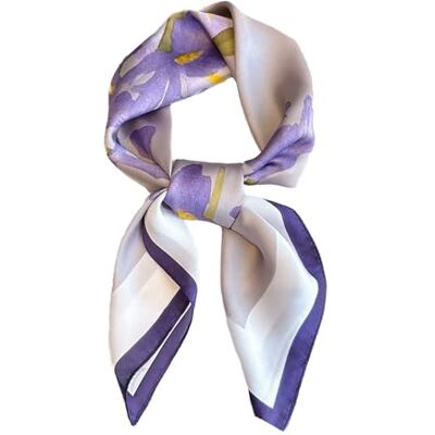 CCAIPU Zijden sjaal voor dames, elegant, licht, zijdegevoel, haarsjaal, bandana's voor dames, 70 x 70 cm, F-paars, 70 x 70 cm Eén maat CCAIPU Zijden sjaal voor dames, elegant, licht, zijdegevoel, haarsjaal, bandana's voor dames, 70 x 70 cm, F-paars, 70 x 70 cm Eén maat