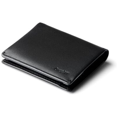 Bellroy Slim Sleeve, slanke leren portemonnee (max. 12 kaarten en bankbiljes), BlackAsh, Casual Bellroy Slim Sleeve, slanke leren portemonnee (max. 12 kaarten en bankbiljes), BlackAsh, Casual