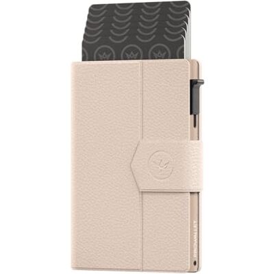 ProWallet Pasjeshouder Plus 8 Pasjes, Briefgeld en Muntgeld Pashouder met Rits RFID Kleine Creditcardhouder Stijlvolle Portemonnee (Pebble Ecru) ProWallet Pasjeshouder Plus 8 Pasjes, Briefgeld en Muntgeld Pashouder met Rits RFID Kleine Creditcardhouder Stijlvolle Portemonnee (Pebble Ecru)