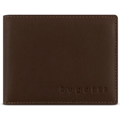 bugatti Lima Leren herenportemonnee horizontaal formaat, RFID-bescherming cognac bugatti Lima Leren herenportemonnee horizontaal formaat, RFID-bescherming cognac