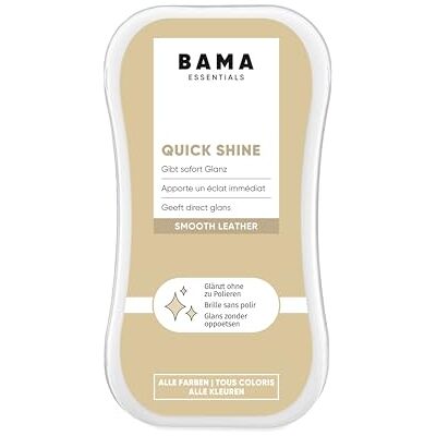 Bama Quick Shine Schoenverzorging, leerverzorgingsspons, onmiddellijke glans, verzorging en polijsten van neutraal glad leer, geschikt voor alle kleuren, 3 ml, neutraal, Neutraal Bama Quick Shine Schoenverzorging, leerverzorgingsspons, onmiddellijke glans, verzorging en polijsten van neutraal glad leer, geschikt voor alle kleuren, 3 ml, neutraal, Neutraal
