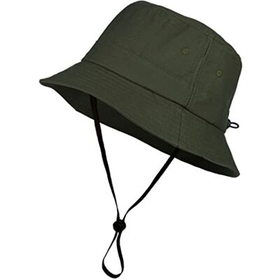 TOUTACOO , Verstelbare hoed, Unisex, Alle seizoenen, katoenen aanraking, afneembare kinband, 4- Kaki, M-L M-L TOUTACOO , Verstelbare hoed, Unisex, Alle seizoenen, katoenen aanraking, afneembare kinband, 4- Kaki, M-L M-L