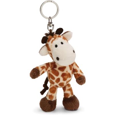 NICI 61852 Giraffe sleutelhanger, 10 cm, bruin, trouwe metgezel voor rugzak of tas, voor groot en klein NICI 61852 Giraffe sleutelhanger, 10 cm, bruin, trouwe metgezel voor rugzak of tas, voor groot en klein