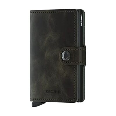 Secrid Mini Wallet echt leer RFID Safe kaarthouder voor max 12 kaarten Secrid Mini Wallet echt leer RFID Safe kaarthouder voor max 12 kaarten