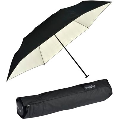 Doppler Zero Pocket 99 paraplu, gewicht: slechts 99 g, stabiel, winddicht, 21 cm, zwart/ivoor, één maat, klassiek Doppler Zero Pocket 99 paraplu, gewicht: slechts 99 g, stabiel, winddicht, 21 cm, zwart/ivoor, één maat, klassiek